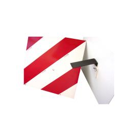 KIT 2 SQUARE PVC PANELS + FASTENERS WITH BRACKET